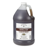 Watkins caramel flavor one-gallon bottle front view showing packaging and size benefit