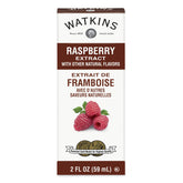 Watkins raspberry extract front packaging shows brand and pack benefit