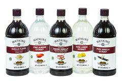 Watkins vanilla being poured into a mixing bowl, ensuring consistent flavor