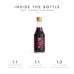 和つむぎ bottle beside Miwa somen plate illustrating complementary pairing benefit