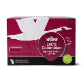Wawa medium roast front box showing branding and 12 pods, convenient at-home brewing