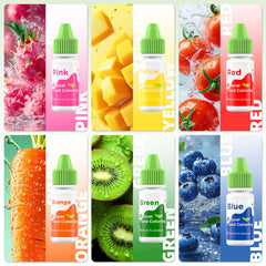 Wayin coloring icing on cupcake demonstrating vivid plant-based hues and even blend