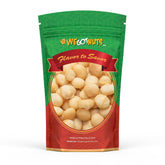 We Got Nuts front pouch showing 4 lb resealable packaging and freshness benefit
