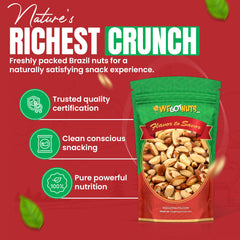 We Got Nuts open pouch spilling nuts to show resealable packaging convenience