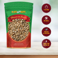 We Got Nuts open resealable bag with shelled kernels ready to use