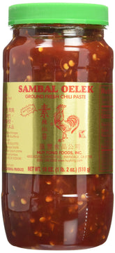 W&E Mart Sambal Oelek jar front label showing size and branding for clear purchase choice