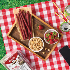 WEAVER'S open bag spilling sticks for grab-and-go convenience