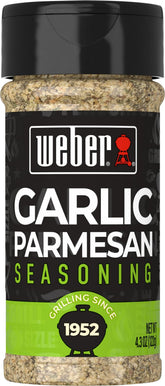Weber front packaging showing shaker and brand, highlights convenience