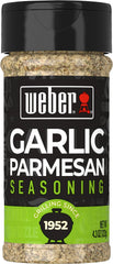 Weber front packaging showing shaker and brand, highlights convenience