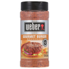 Weber front packaging showing 12.5 oz shaker and brand benefit