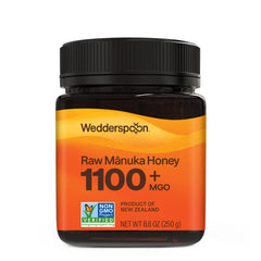Wedderspoon front jar view showing label and BPA-free packaging benefit