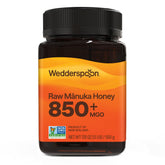 Wedderspoon jar front view showing label and 17.6 oz size for clear selection