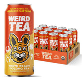 WEIRD front packaging shows the can design and organic badge for shelf appeal
