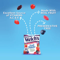 Welch's close-up of snack texture highlighting real fruit chew and bright flavor