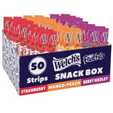 Welch's front packaging 50 count showing variety pack and benefits