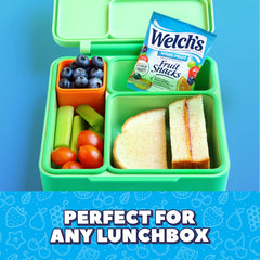 Welch's fruit snacks texture close-up highlighting soft chew and natural fruit ingredients
