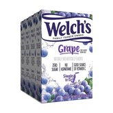 SINGLES TO GO! Welch's front packaging showing grape drink mix convenience