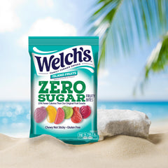 Close-up of Welch's fruity bites texture showing chewy consistency benefit