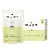 Well Lean front pack showing organic konjac shirataki rice and serving info for convenience