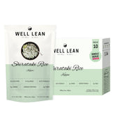 Well Lean front packaging showing 10 pouches and product benefits for low calories