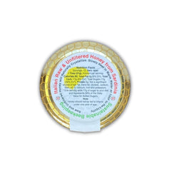 WellEatable jar beside included brochure showing producer info and pairing tips