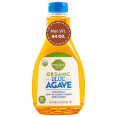 Wellsley Farms front label showing organic blue agave and certifications for quality