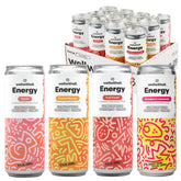 WellWithAll 12-pack front view showing all four flavors and packaging benefits