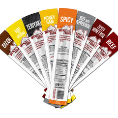 Wenzel's Farm front packaging showing 16-stick variety and benefits