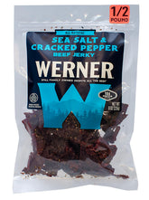 Werner front packaging showing resealable bag and clear labeling for easy grab-and-go