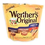 Werther's Original front pack showing sugar-free assortment and easy sharing