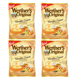 Werther's Original front packaging showing four 4.51 oz bags for easy sharing