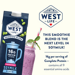 West Life pouring into glass demonstrating convenient protein boost