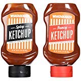 Whataburger ketchup duo front packaging showing bottles and convenient two-sauce option
