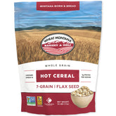 Wheat Montana front packaging showing 7-grain bag and wholesome benefit