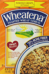 Wheatena front packaging 20 oz box showing nutrition and whole-grain benefit