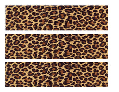 Whimsical Practicality close-up of leopard print strip showing crisp color and detail for bold borders