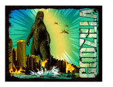 Whimsical Practicality Godzilla front packaging showing design and size, makes cakes pop