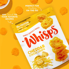 Whisps ingredient label showing real cheese and simple ingredients