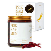 White Elephant jar front view showing label and premium packaging benefit