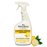 White House front label showing lemon cleaning vinegar benefits