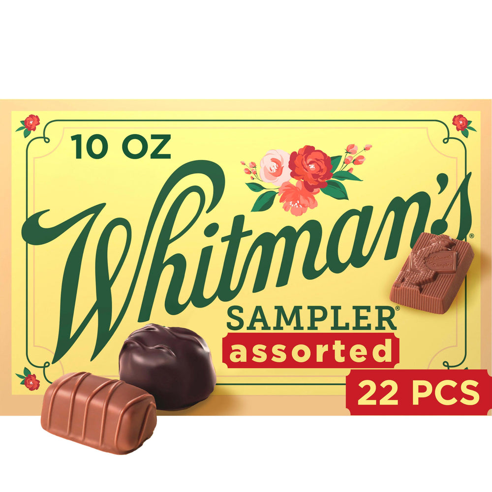 Whitman's front box showing packaging and gift-ready appeal