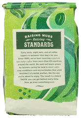 Whole Foods Market bag top seal and label indicating roast and weight
