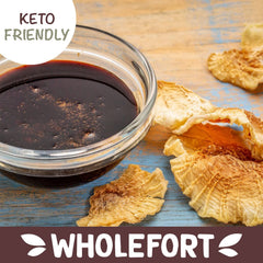 Wholefort syrup drizzled over bowl adding natural sweetness