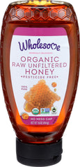 Wholesome crystallized honey in jar illustrating easy reheating and preserved flavor benefit