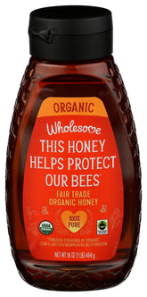 Wholesome front packaging 16oz showing certifications and pure ingredient benefit
