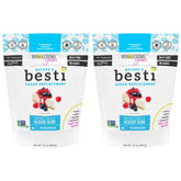 Wholesome Yum front packaging showing Besti powdered two-pack and benefits