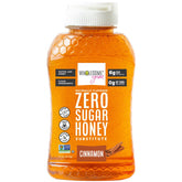 Wholesome Yum front packaging showing cinnamon honey substitute, clear product benefits