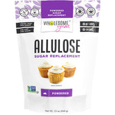 Wholesome Yum front packaging showing allulose powder and keto benefit