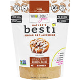 Wholesome Yum Besti Brown front packaging showing product benefits and use