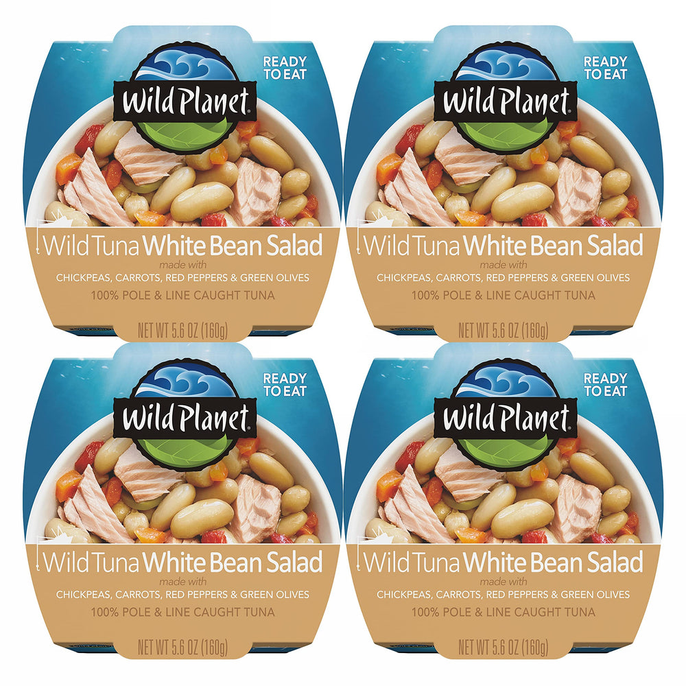 Wild Planet front packaging showing ready-to-eat salad benefits